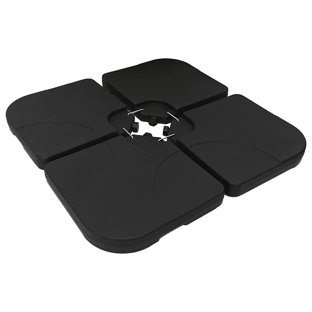 Accessoire parasol plastique noir  50 x 50 x 7,5 cm  - Prolenta premium p357.0 - Image 5