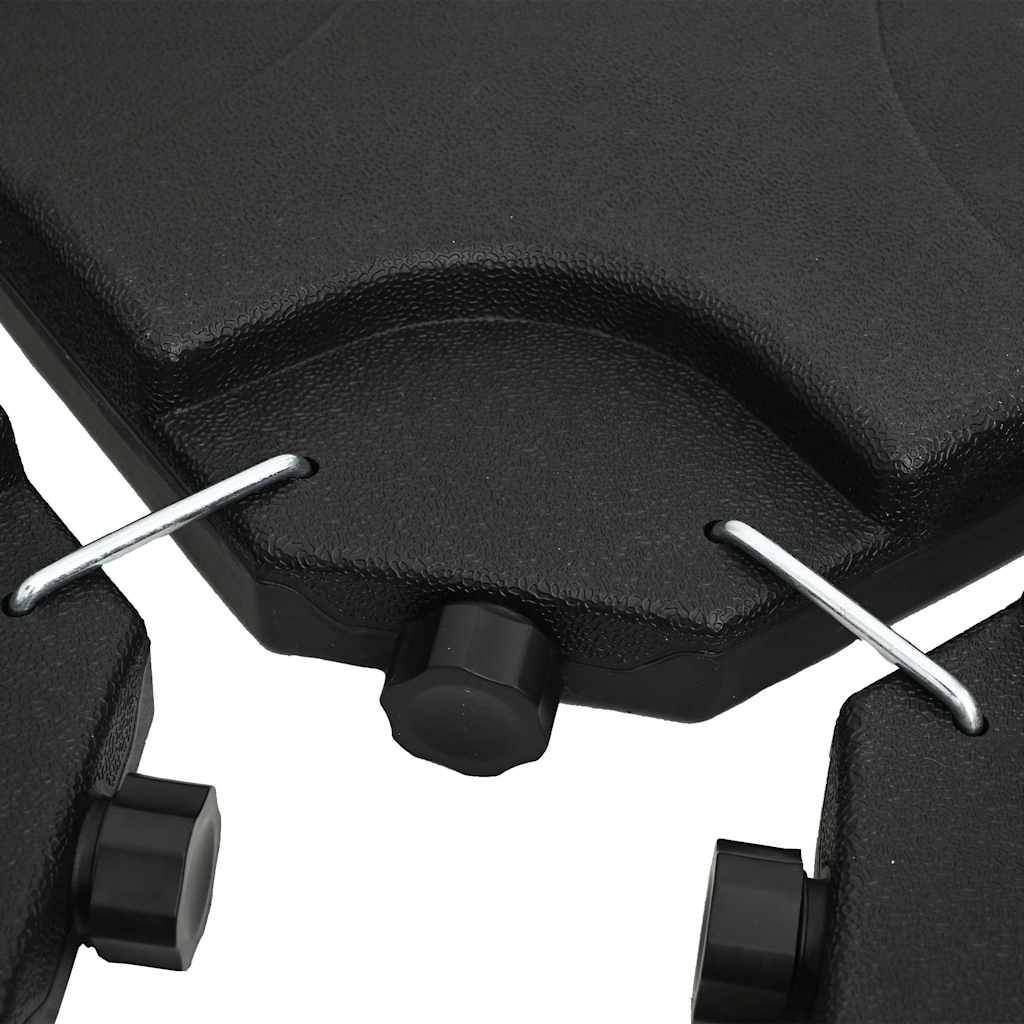 Accessoire parasol plastique noir  50 x 50 x 7,5 cm  - Prolenta premium p357.0 - Image 9