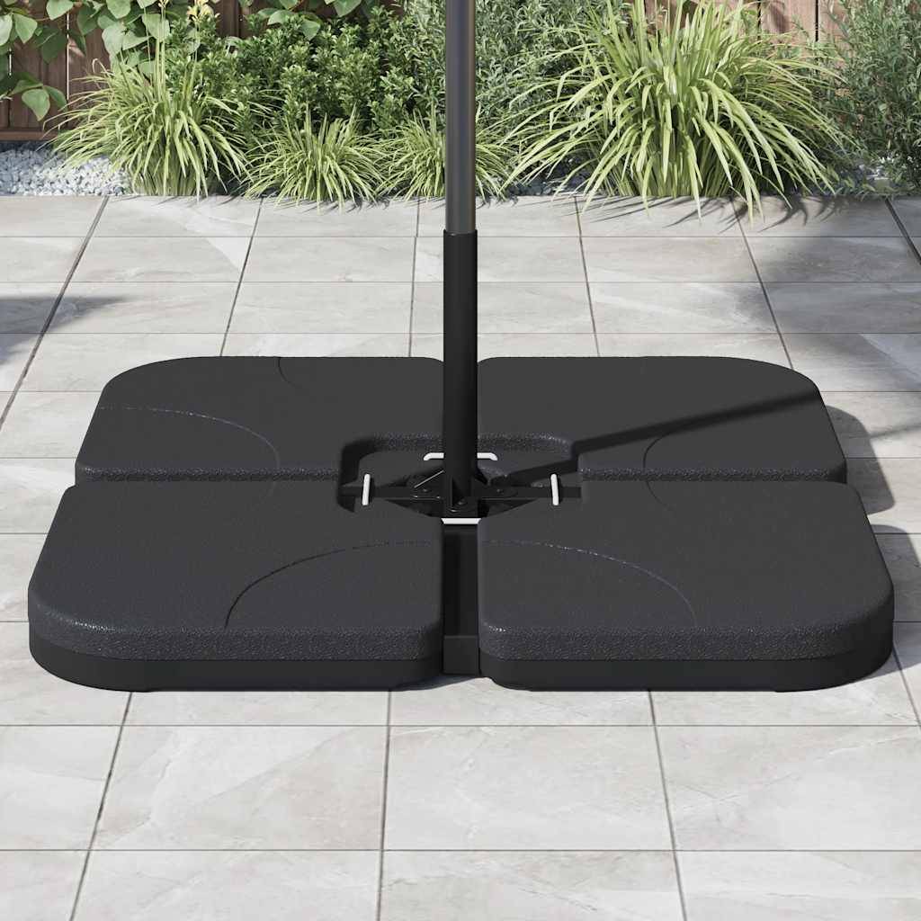 Accessoire parasol plastique noir  50 x 50 x 7,5 cm  - Prolenta premium p357.0 - Image 3