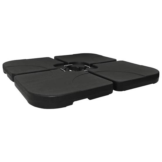 Accessoire parasol plastique noir 50 x 50 x 7,5 cm - Prolenta premium p357.0 - Image 6