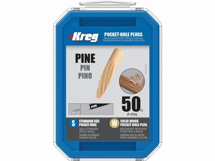 Caches trous en bois massif KREG Bouchons - Pin 50 - P-PIN