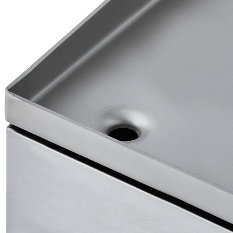 Brasero - plancha au gaz BRASERO Joana Inox 2 Feux - Surface de cuisson 53 x 40 cm - Gris - Imagen 9