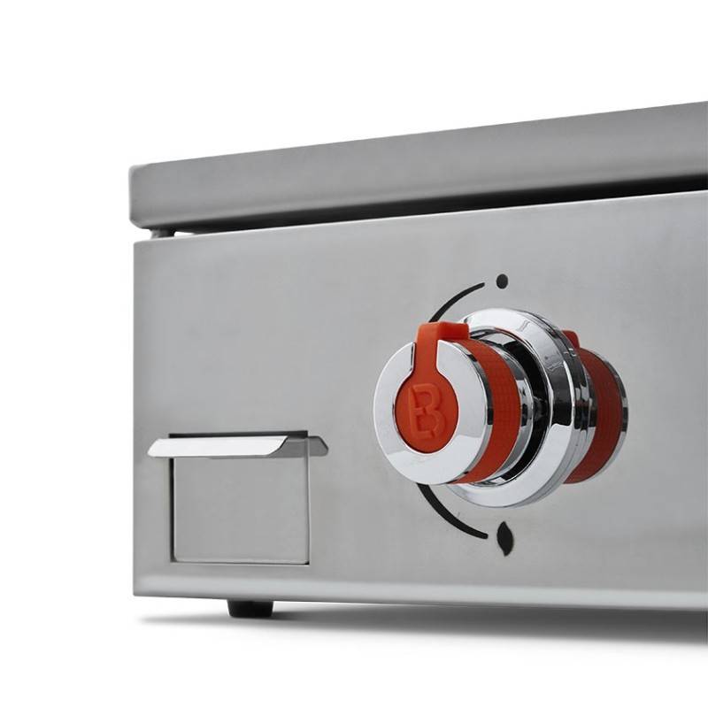Brasero - plancha au gaz BRASERO Joana Inox 2 Feux - Surface de cuisson 53 x 40 cm - Gris - Imagen 7