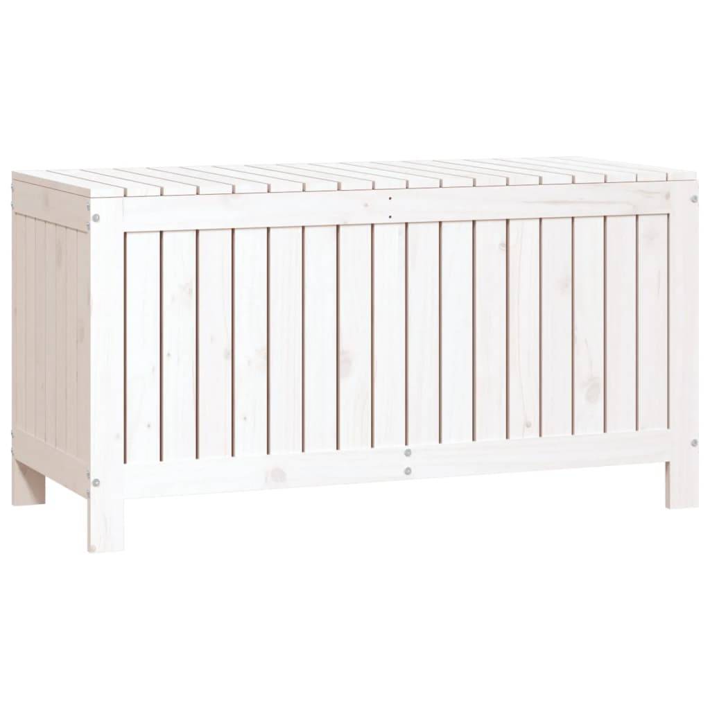 Coffre de jardin bois de pin blanc 115 x 49 x 60 cm - PANGIVO - Image 5
