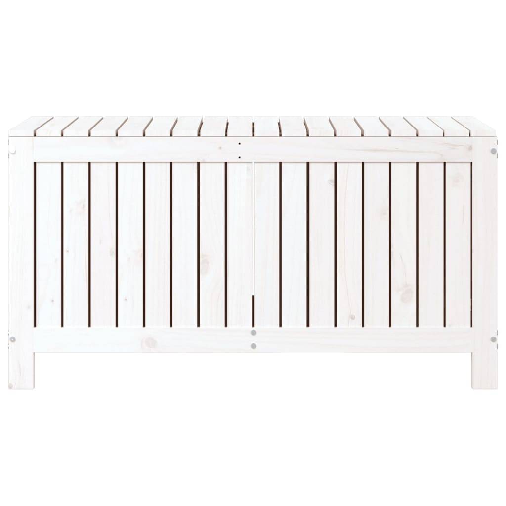 Coffre de jardin bois de pin blanc 115 x 49 x 60 cm - PANGIVO - Image 6