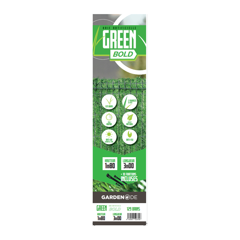 Decoweb - Haie artificielle 129 brins - 1,8 m x 3 m - Decoweb - Imagen 8