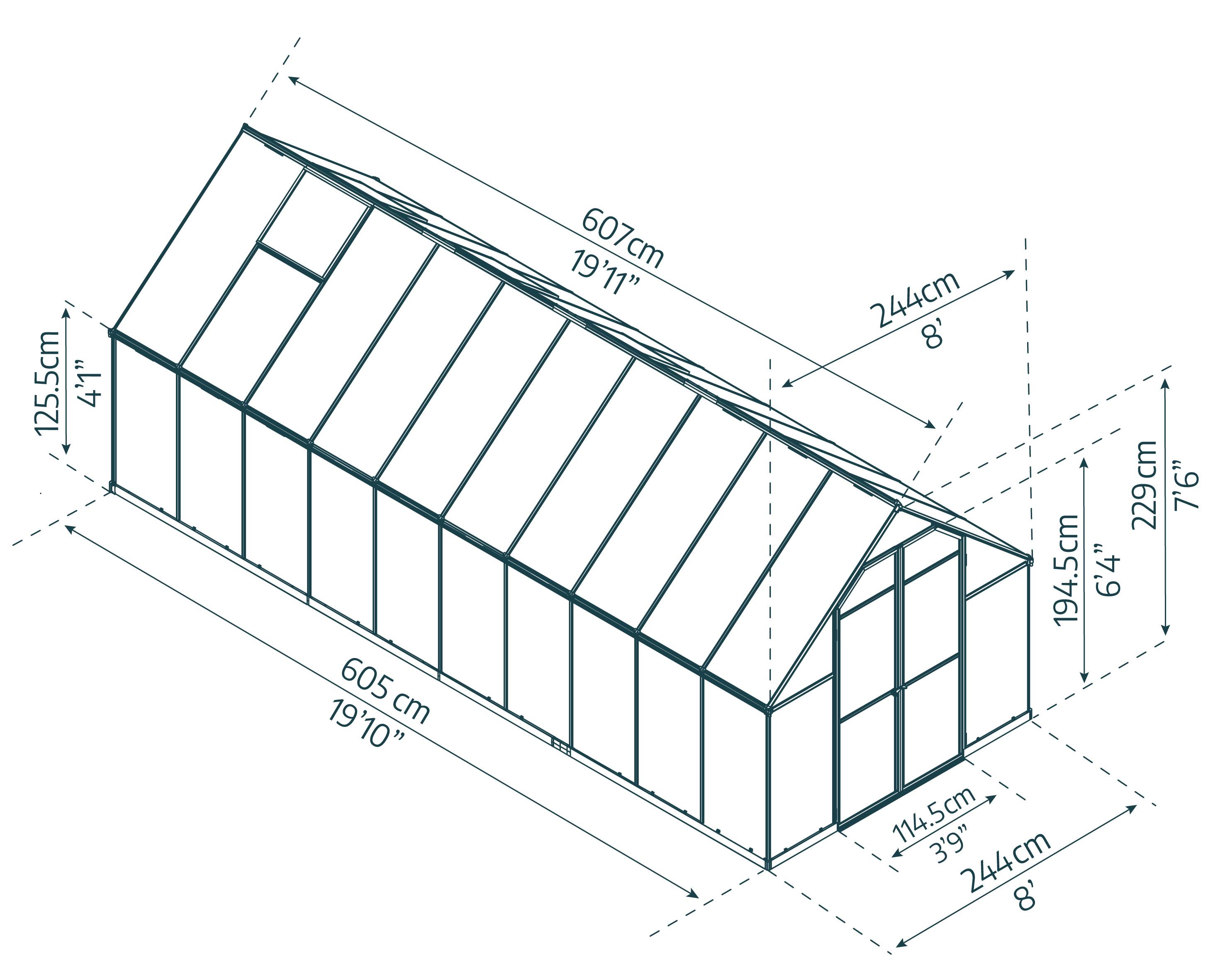 Canopia - Serre polycarbonate Essence 14,80 m² - Image 6