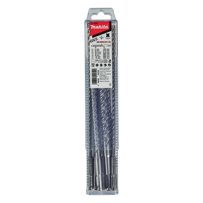 Makita - Coffret de 7 forets NEMESIS II MAKITA E-14906 à emmanchement SDS-Plus (longs) Makita - Imagen 2