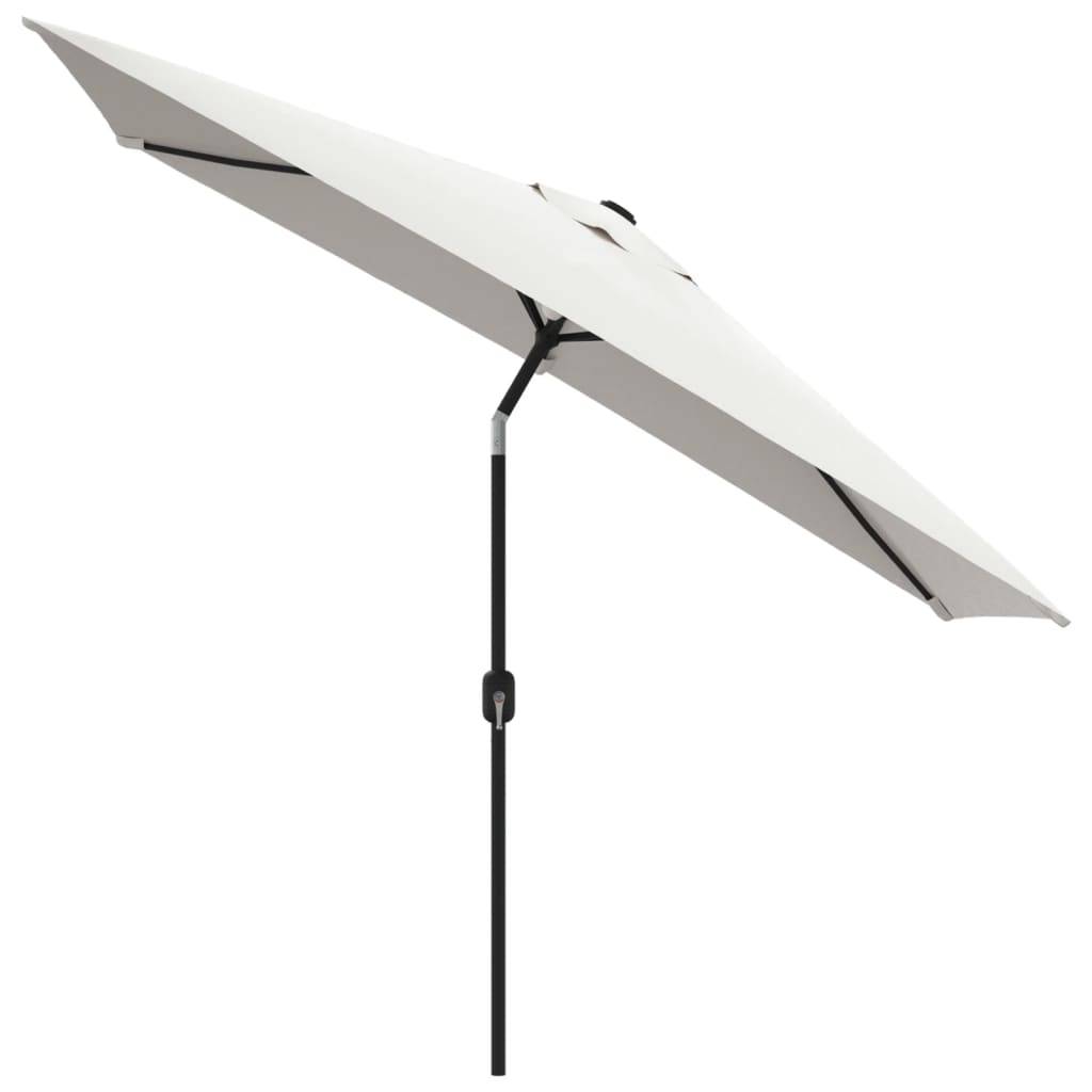 Helloshop26 - Parasol de jardin 200 x 300 cm rectangulaire blanc sable - Imagen 2
