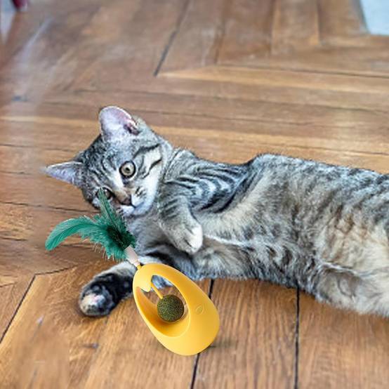 Jouet automatique gobelets à plume pour chat DtopbuyAge - Image 4