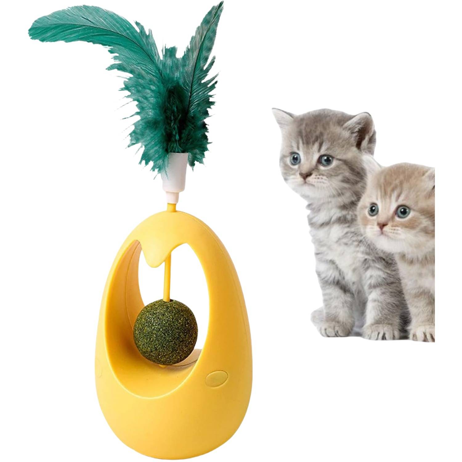 Jouet automatique gobelets à plume pour chat DtopbuyAge - Image 2
