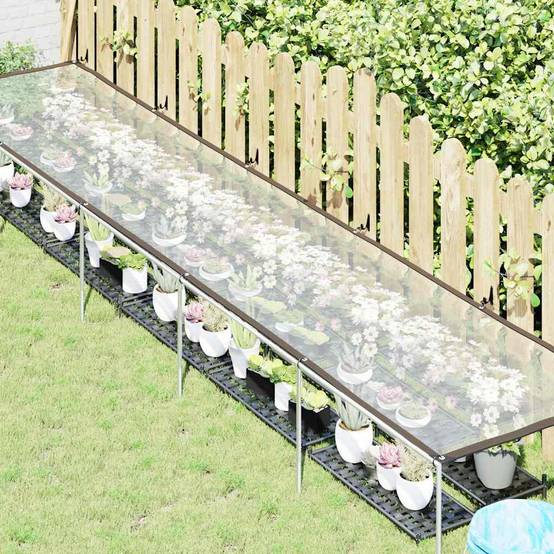PANGIVO - Housse de protection plantes polyéthylène transparent et noir 500 x 100 x 0.1 cm - PANGIVO - Image 2