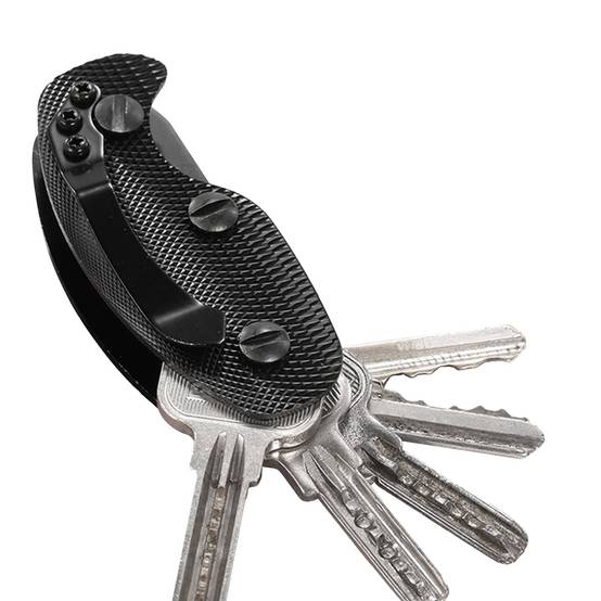 Organisateur de Clés Intelligent FISHTEC Porte-clés Compact Jusqu'à 5 Range Clé Robuste - Image 1