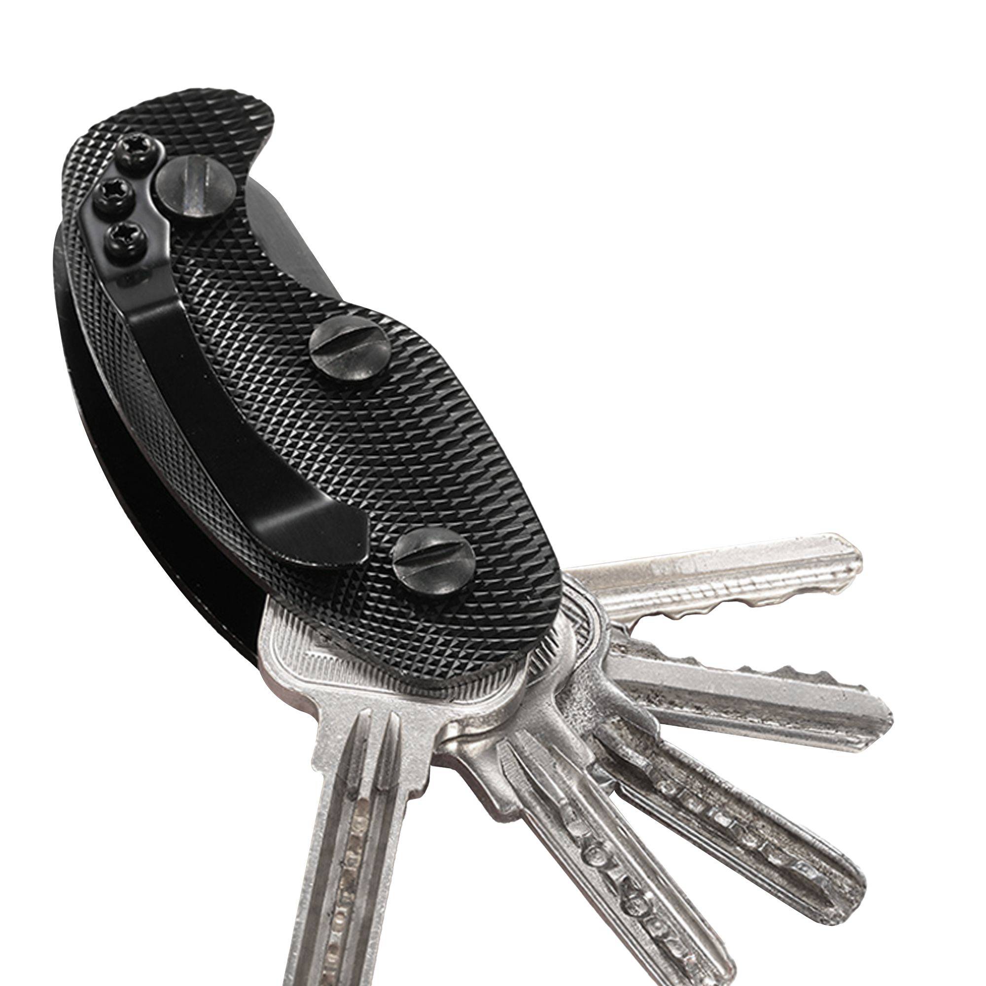 Organisateur de Clés Intelligent FISHTEC Porte-clés Compact Jusqu'à 5 Range Clé Robuste - Image 1