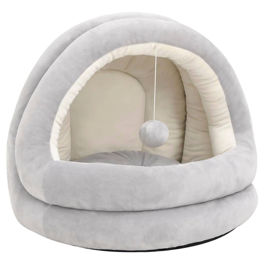 Vidaxl - Lit pour chat 50x50x45 cm Gris et crème vidaXL 171398 - Imagen 2