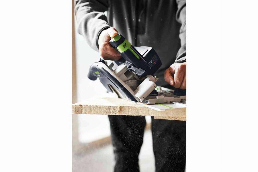 Festool - Scie circulaire à capot basculant sans fil HKC 55 5,0 EBI-Set-FSK 420 - FESTOOL - avec 2 batteries 18V 5.0 Ah - chargeur - SYSTAINER - 577675 - Imagen 3