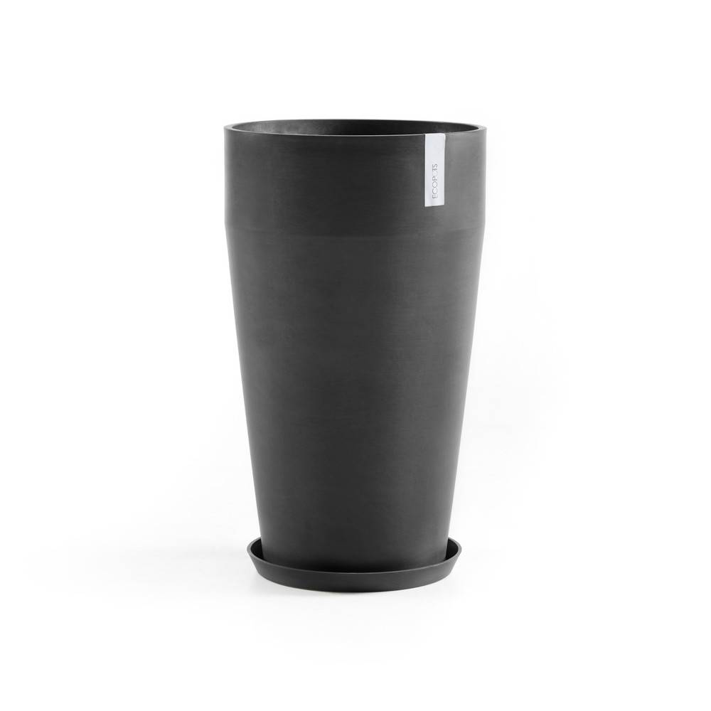 Ecopots - Pot Haut Sankara 75 Gris Foncé - Ø 45 x H. 75 cm - 78 L ECOPOTS - Imagen 4