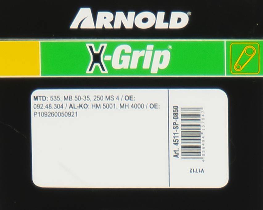 Arnold - Courroie trapézoïdale X-Grip V de type SPZ 850 Arnold - Imagen 3