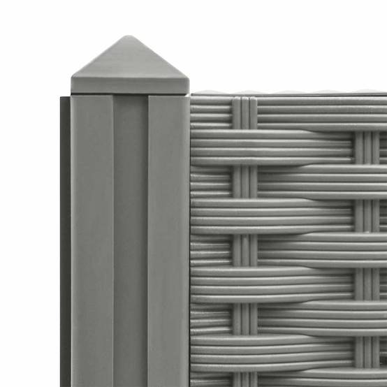 Prolenta Premium - Jardinière polypropylène gris 80 x 80 x 38 cm - Prolenta premium p344.9 - Image 4