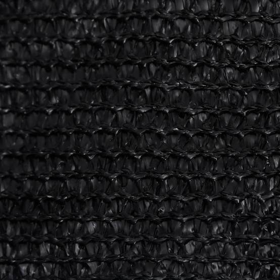 Helloshop26 - Voile toile d'ombrage parasol 160 g/m² 2 x 5 m PEHD noir - Imagen 5