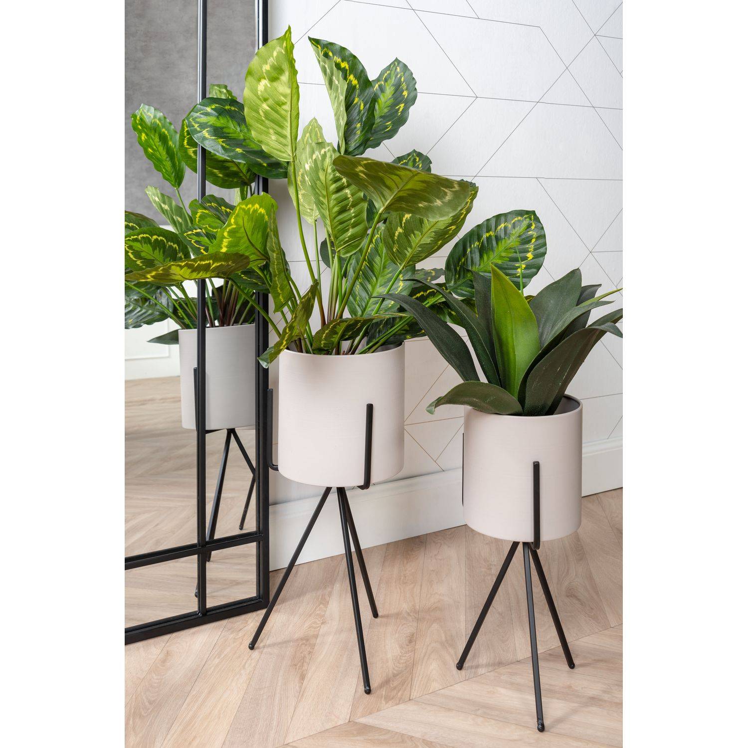 Present Time - Duo de Cache-pot Pedestal XL - Present Time - Imagen 3