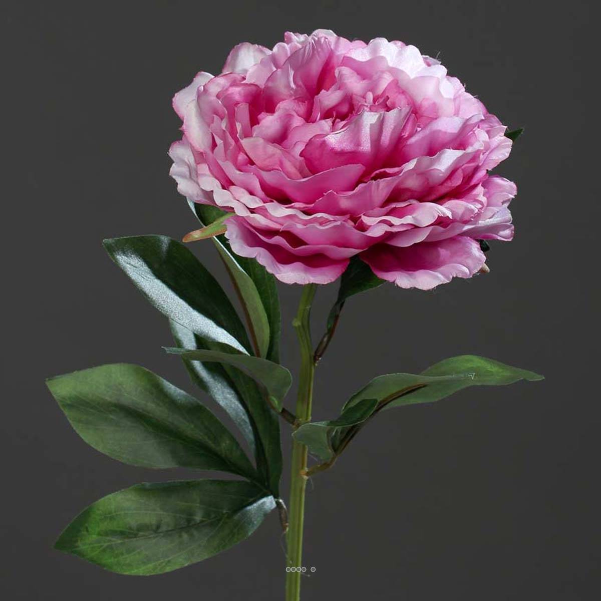 Artificielles - Pivoine artificielle H 63 cm très belle tête - Lavande - couleur: Lavande - Imagen 3