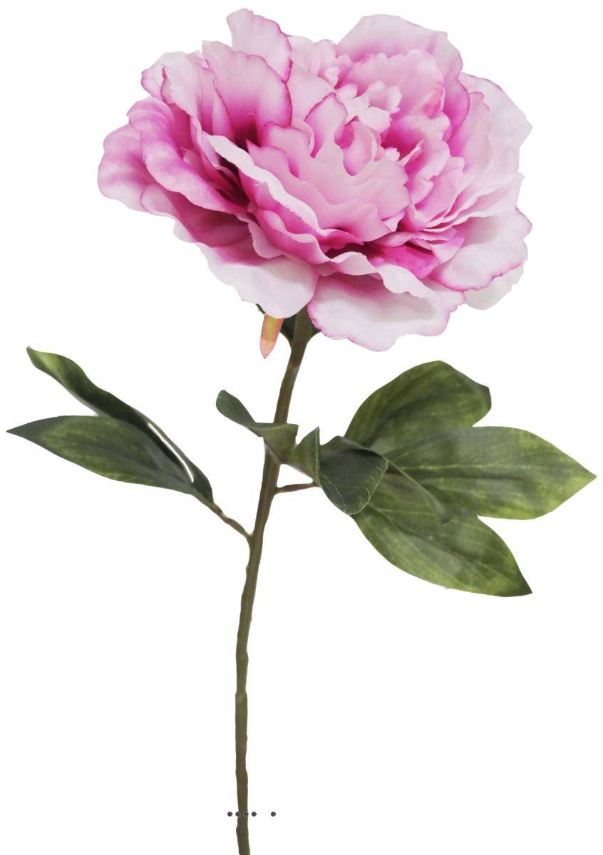 Artificielles - Pivoine artificielle H 63 cm très belle tête - Lavande - couleur: Lavande - Imagen 1
