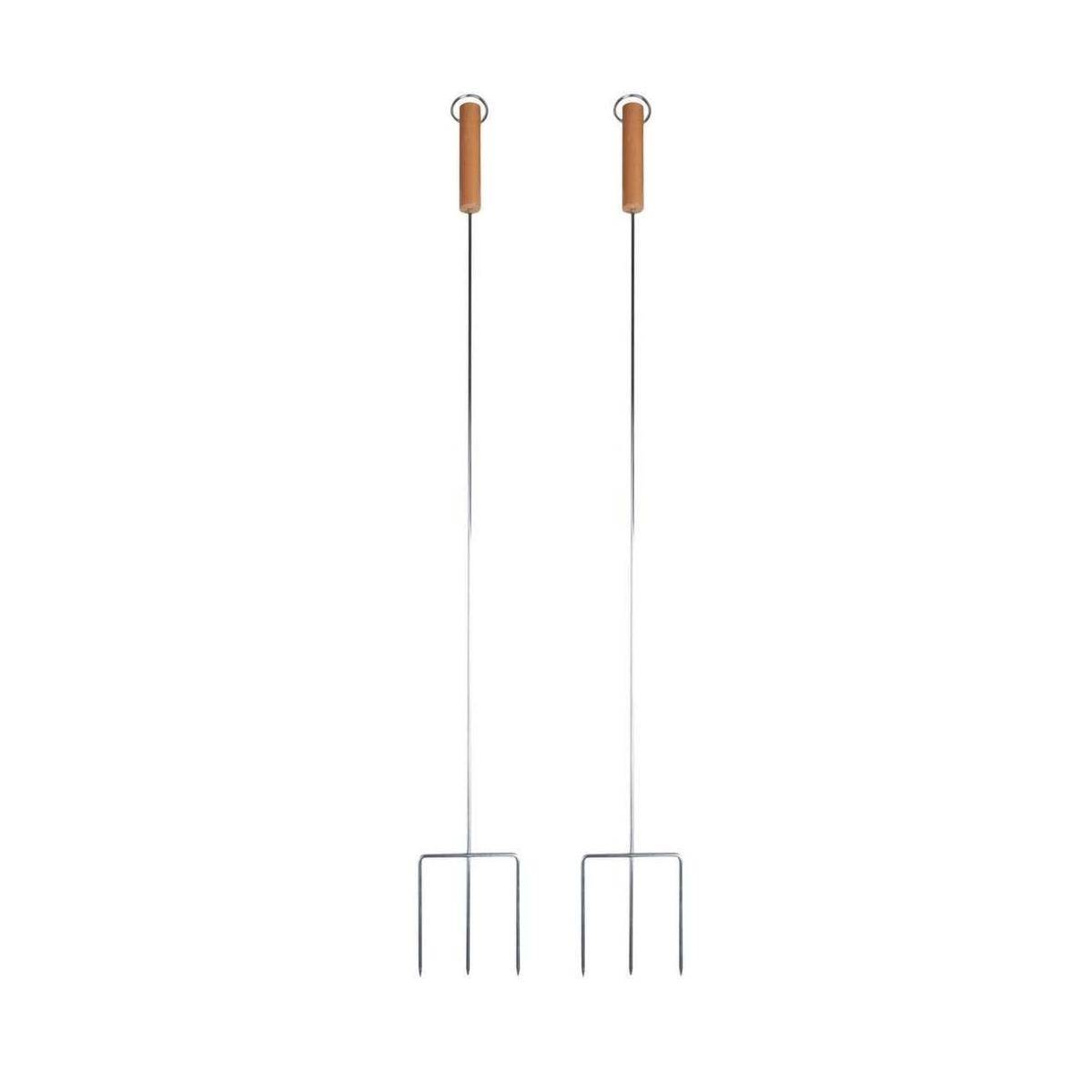 Esschert Design - Pique chamallow à griller Lot de 2 Fancy Flames - Imagen 1