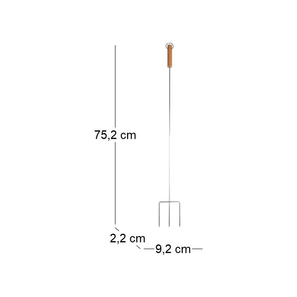 Esschert Design - Pique chamallow à griller Lot de 2 Fancy Flames - Imagen 3