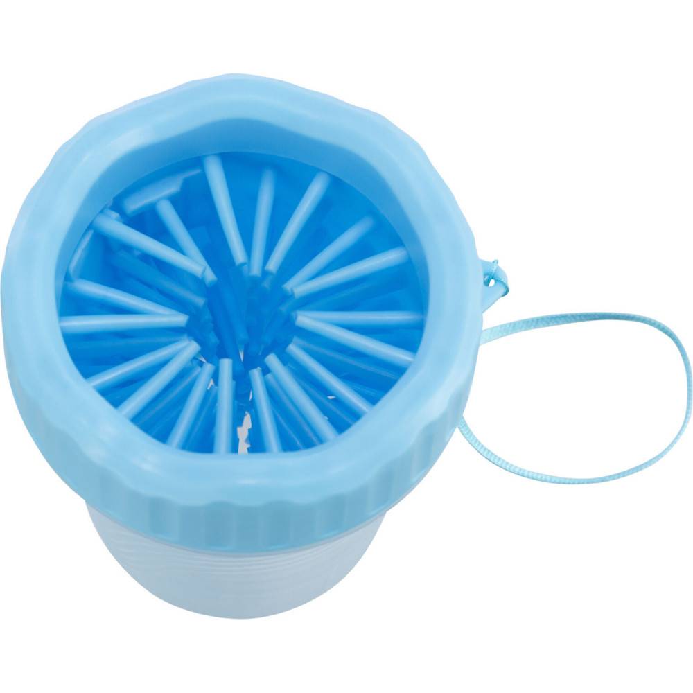 Trixie - Nettoyant pour pattes avec brosse en silicone taille S-M - Imagen 3