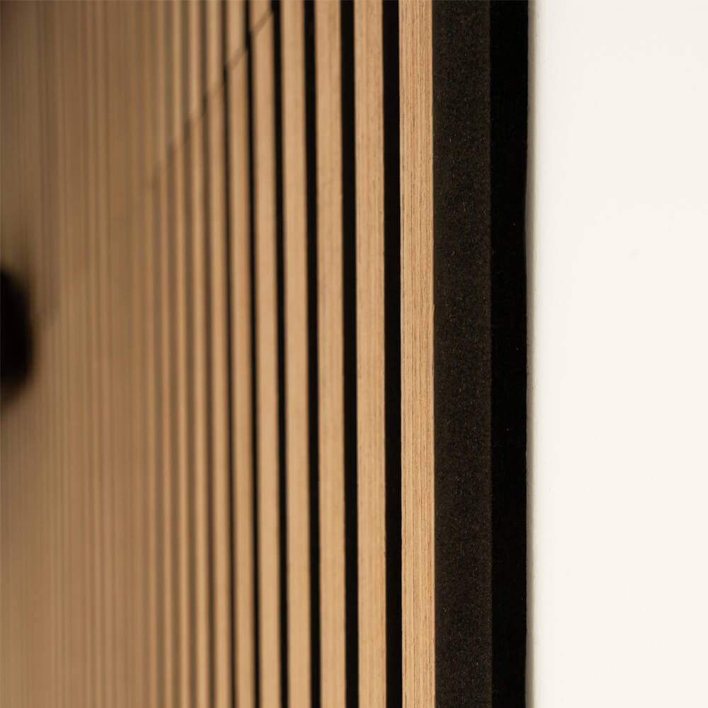 Home Deluxe - HOME DELUXE - Panneau acoustique SONIC Oiled Oak - 6 panneaux, bois MDF, feutre polyester, pouvant être placés les uns au-dessus des autres et les uns - Image 5