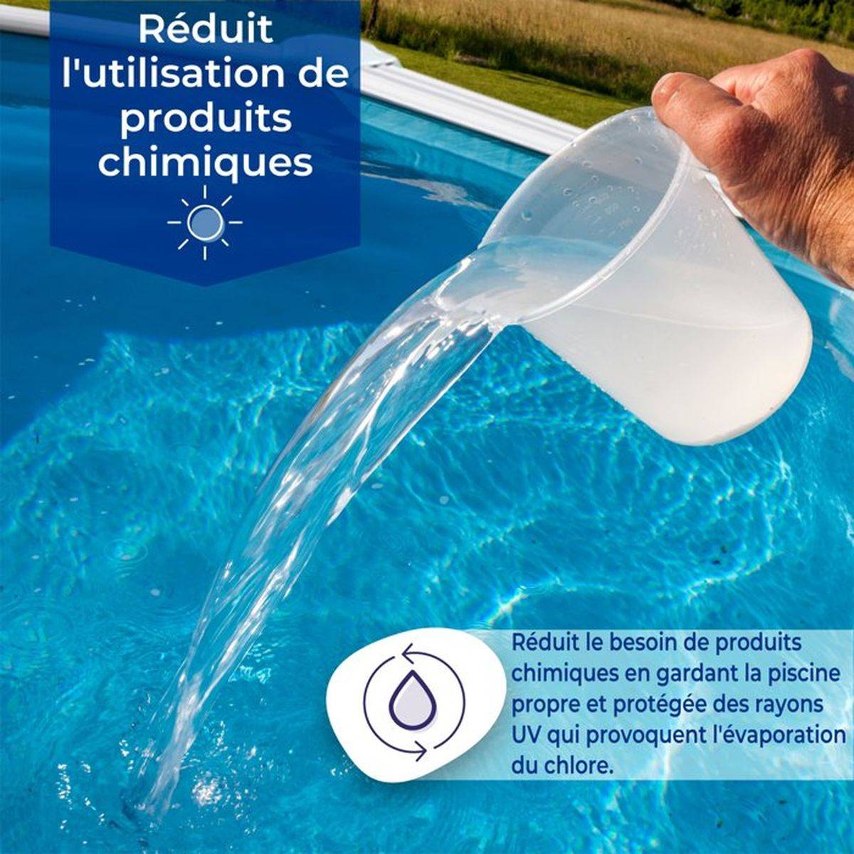 Gre Pools - Bâche à Bulles 180 µ 6x 3 m - maintient la température Gre Pools - Imagen 5