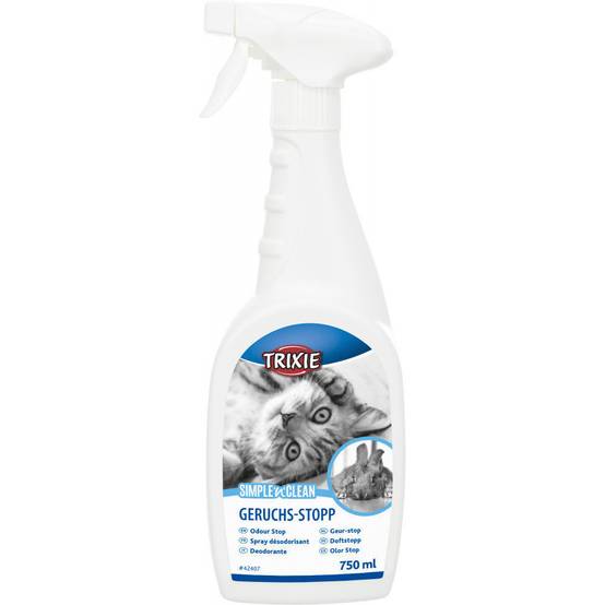 Trixie - Spray désodorisant Simple'n'Clean 750 ml pour bac à litière pour chat