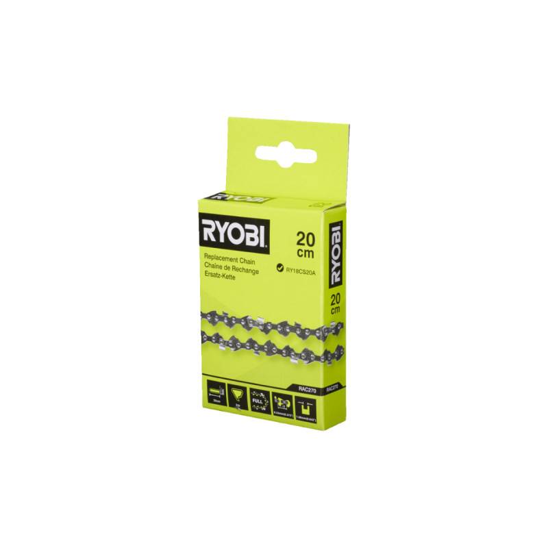 Ryobi - Chaîne RYOBI pour tronçonneuses sur batterie - 20 cm - RAC270 - Image 2