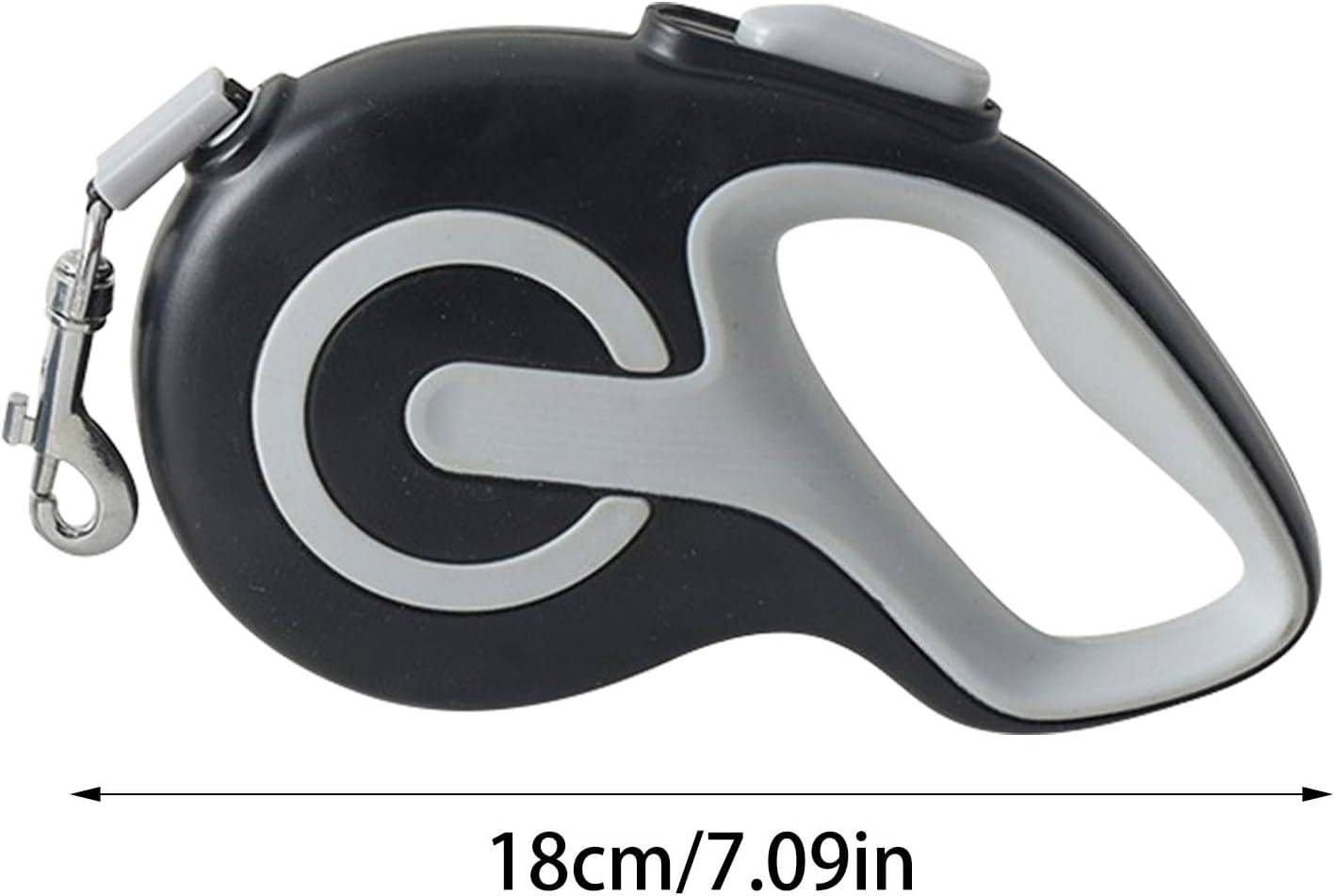 Laisse rétractable pour chien - 4,9 m nylon résistant - Poignée ergonomique antidérapante - noir - Living123 - Image 6