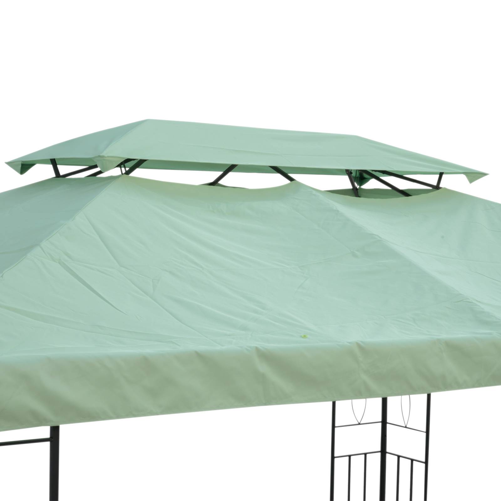 Outsunny - Toile de rechange pour pavillon tonnelle 3x4m polyester 180g/m² vert - Outsunny - Image 6