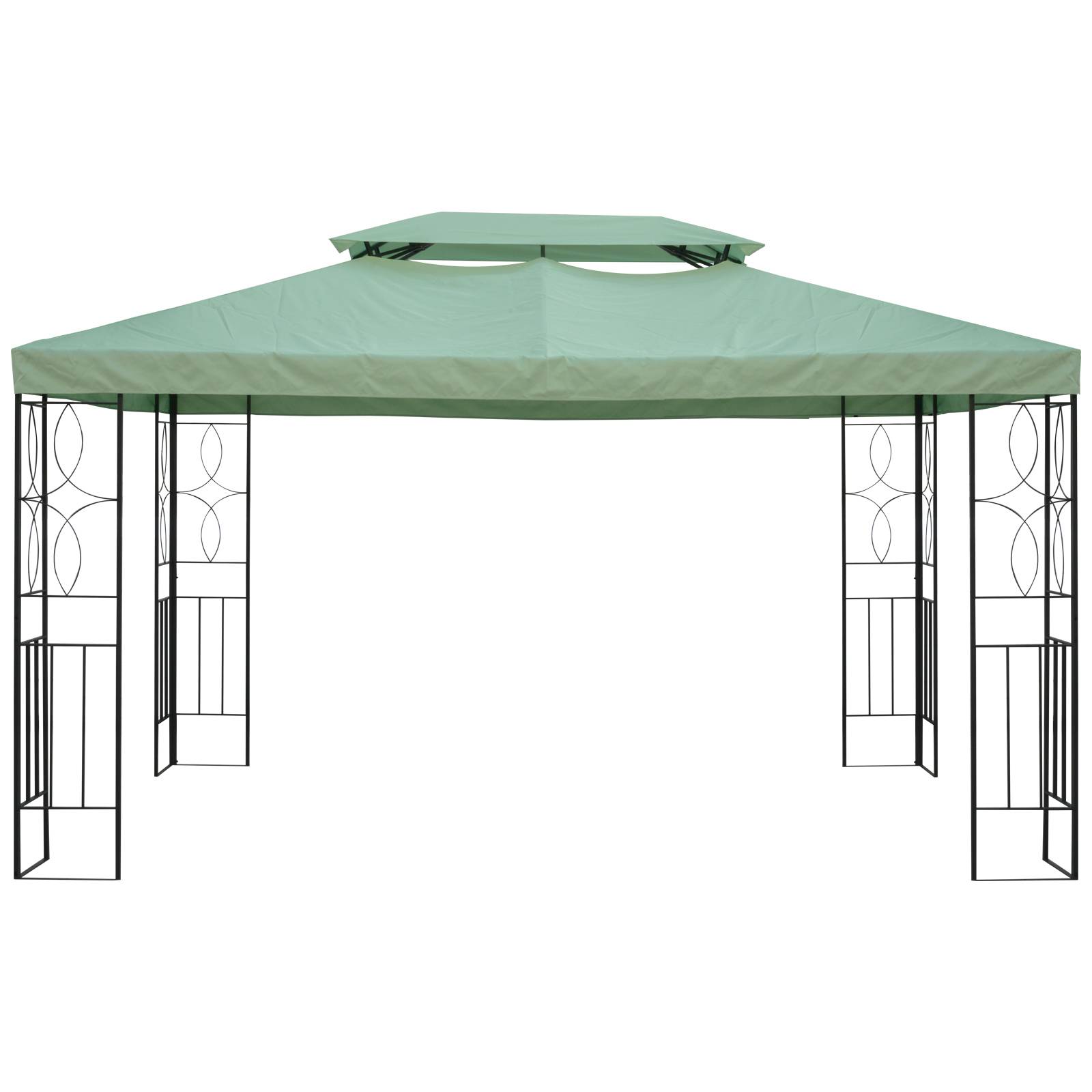 Outsunny - Toile de rechange pour pavillon tonnelle 3x4m polyester 180g/m² vert - Outsunny - Image 4