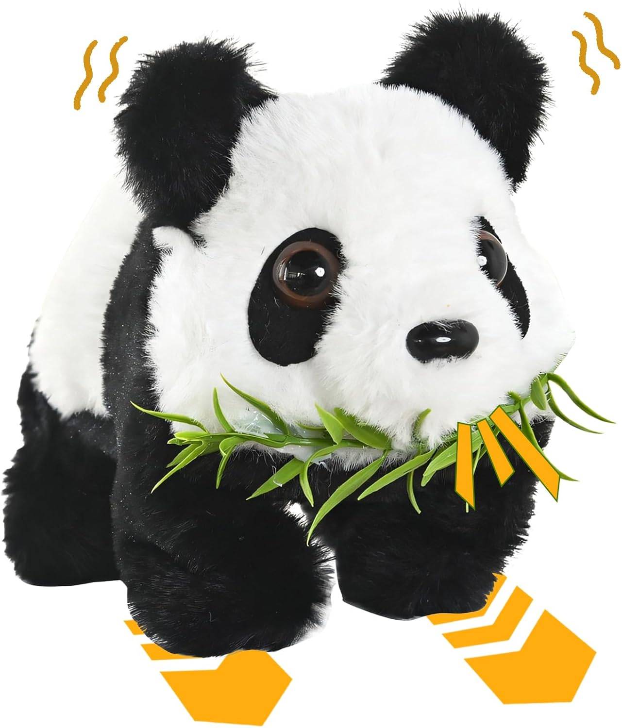 Panda Électronique Musical - Jouet Éducatif Interactif-Living123 - Image 1