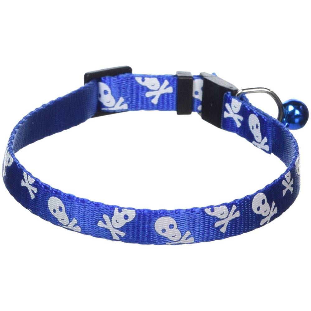 animallparadise - Collier chaton "tête de mort"  couleur aléatoire - Imagen 1
