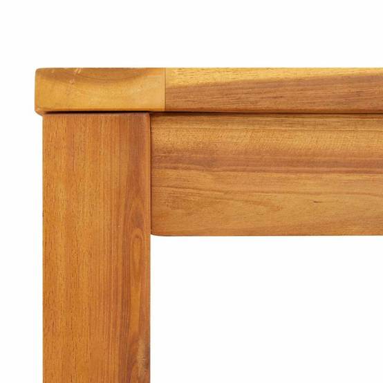 Table bois composite Amiens Naturel 85 X 85 X 74 cm - P87209N - Image 9