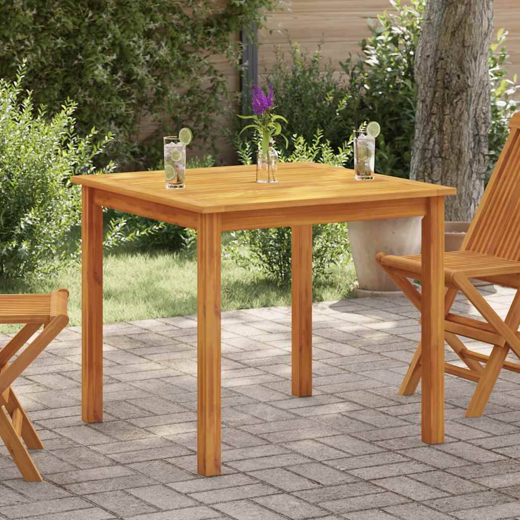 Table bois composite  Amiens Naturel  85 X 85 X 74 cm  - P87209N - Image 1