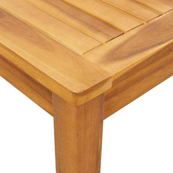 Table bois composite Amiens Naturel 85 X 85 X 74 cm - P87209N - Image 8