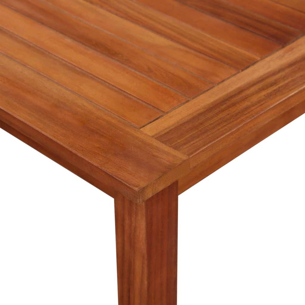 Table bois composite  Amiens Naturel  85 X 85 X 74 cm  - P87209N - Image 4