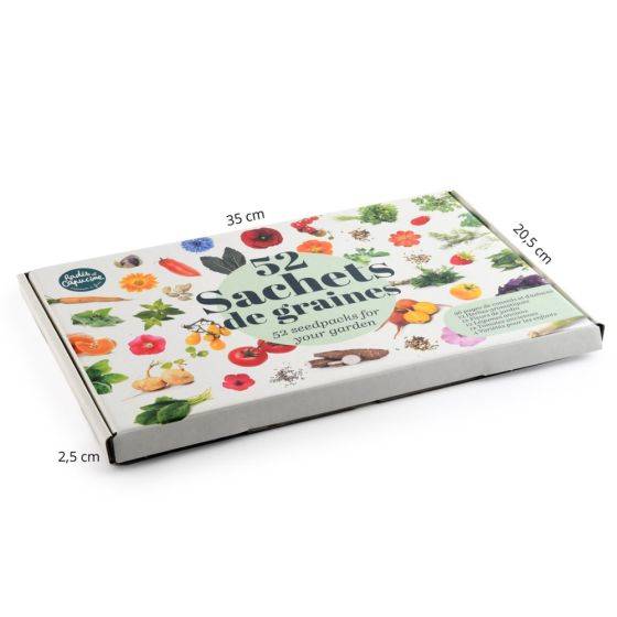 Radis et Capucine - Radis et Capucine - Coffret 52 sachets de graines - Image 4