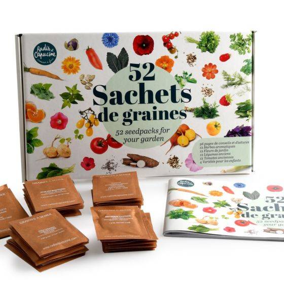 Radis et Capucine - Radis et Capucine - Coffret 52 sachets de graines - Image 3