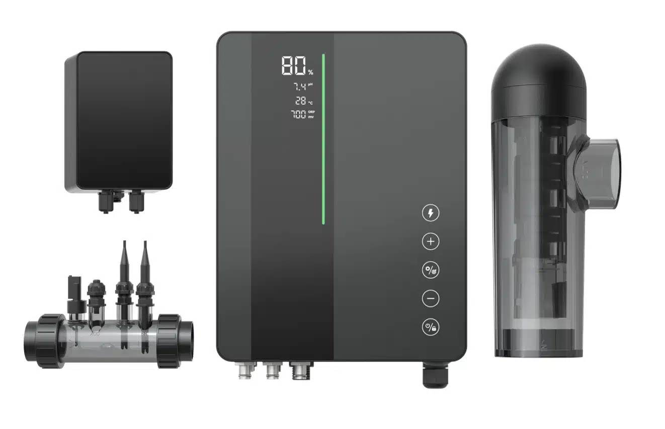 Électrolyseur au sel Ares Inverclear aquark WIFI Inverter 12000h low salt - 28g/h + pH + redox