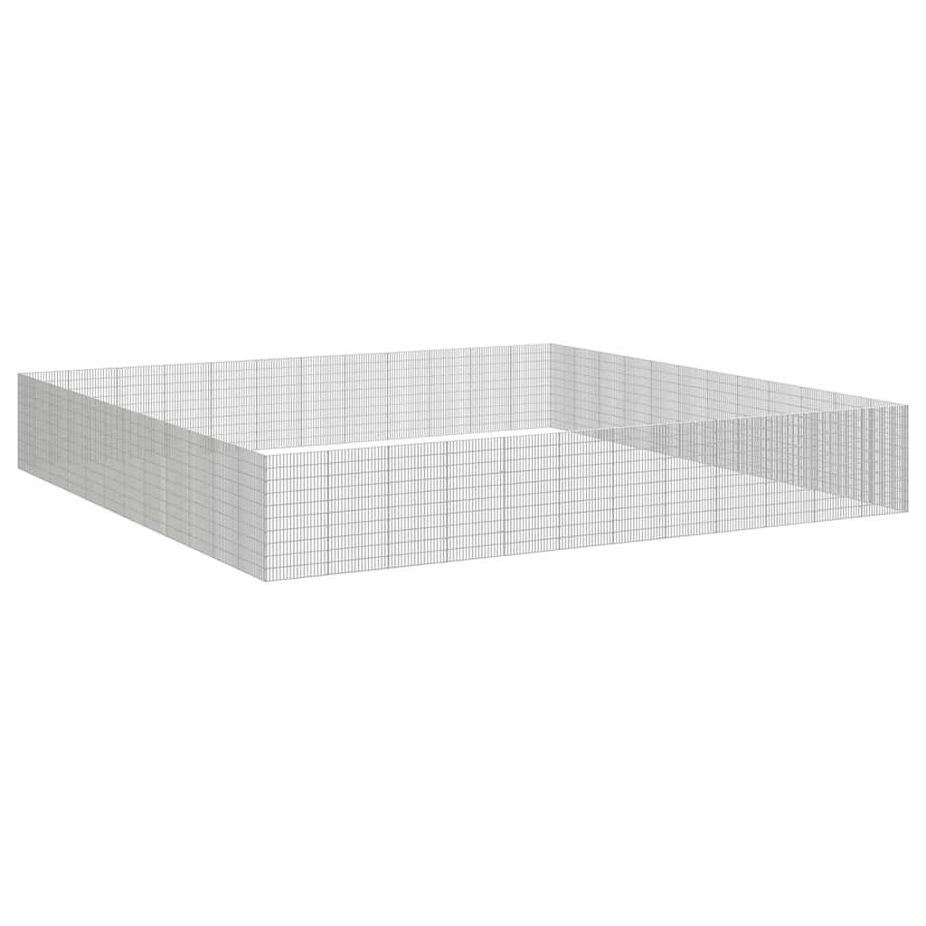 Enclos Géant Modulable 48 Panneaux Hauts 54x100 cm Fer Galvanisé pour Animaux - ComfortXL Pet Living - Image 3