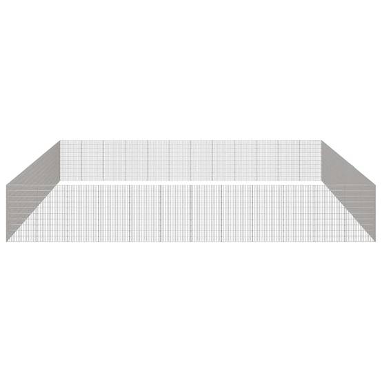 Enclos Géant Modulable 48 Panneaux Hauts 54x100 cm Fer Galvanisé pour Animaux - ComfortXL Pet Living - Image 5