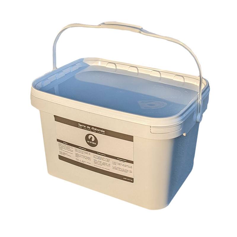 Terre de diatomée anti-poux naturel en seau 5kg - Cot Cot House