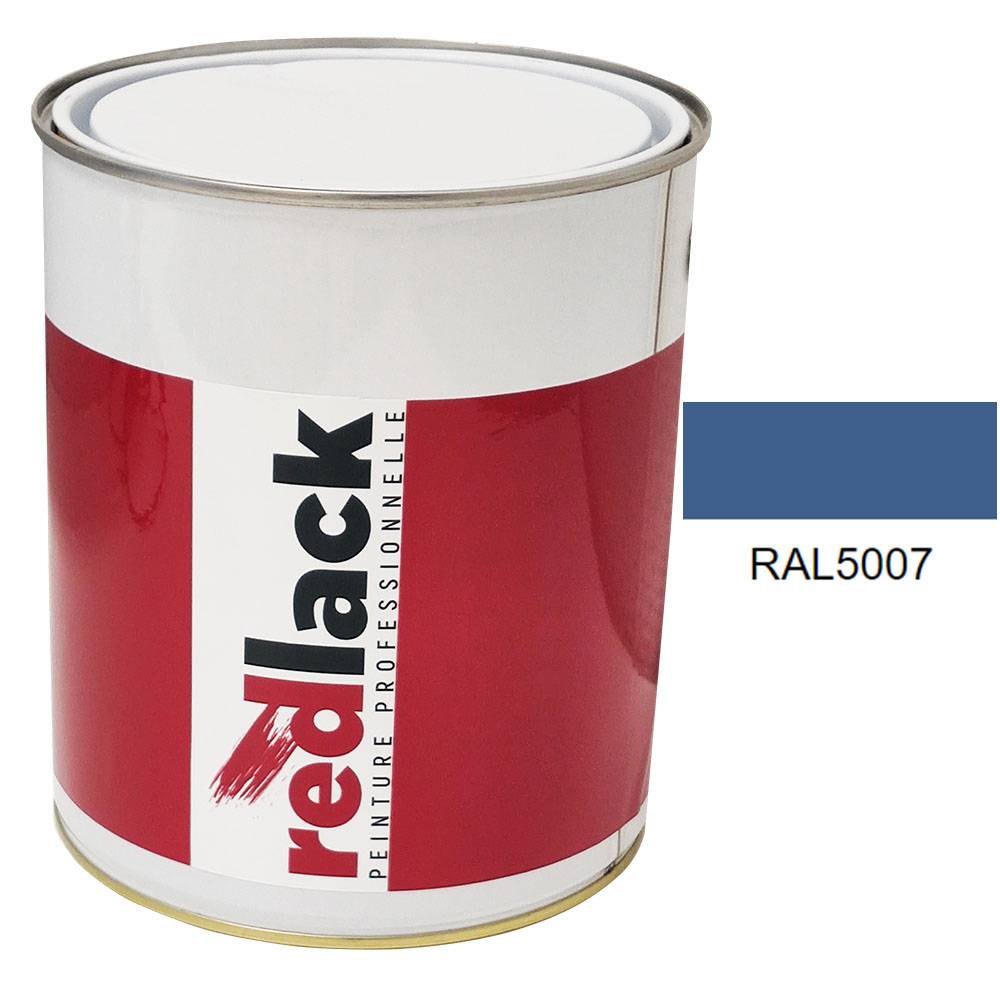 Peinture Bleu brillant RAL 5007 Mat multisupport 3L Redlack - Image 1